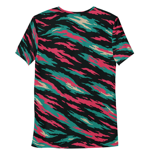 Miami Lizard CAMO Mens athletic t-shirt - Athletic T-Shirts
