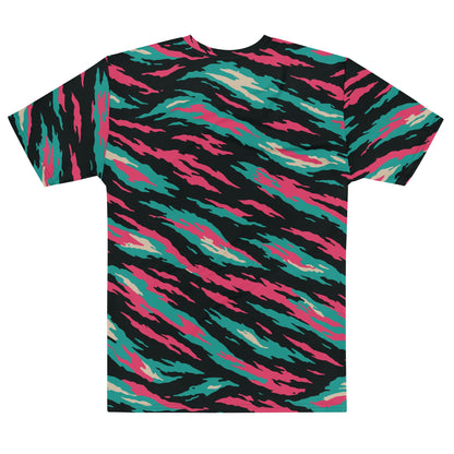 Miami Lizard CAMO Mens cotton crew neck t-shirt - Cotton T-Shirts