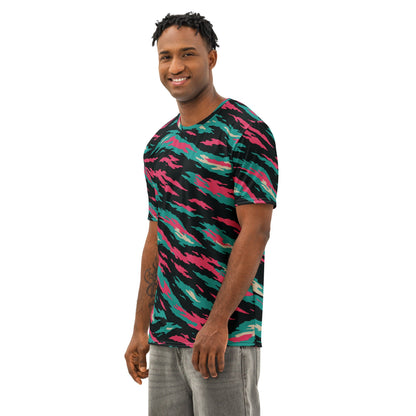 Miami Lizard CAMO Mens cotton crew neck t-shirt - Cotton T-Shirts