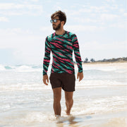Lizard Miami Vice CAMO Mens Long-sleeve Rash Guard - XS