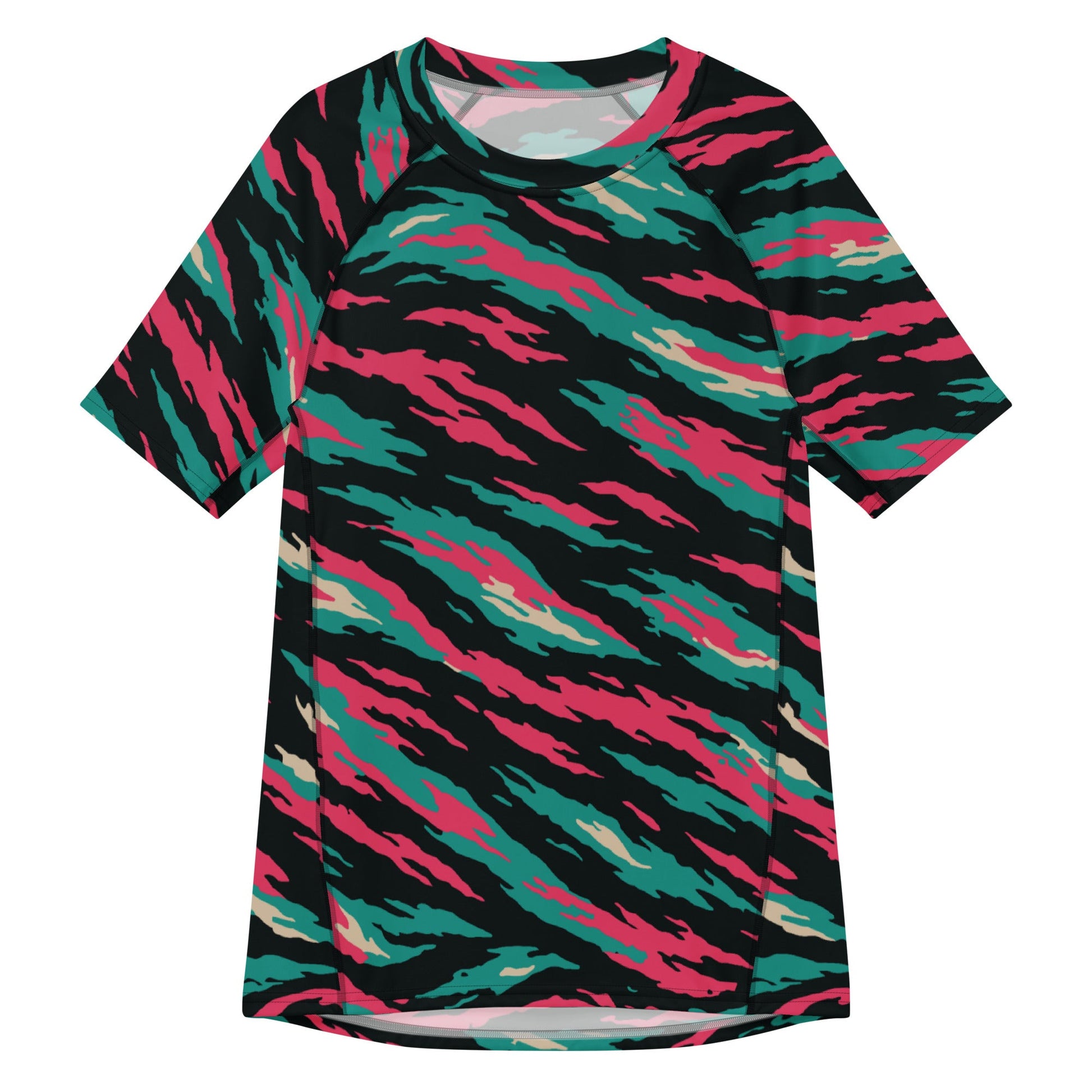 Miami Lizard CAMO Mens Short-Sleeve Rash Guard - 2XS