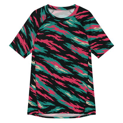 Miami Lizard CAMO Mens Short-Sleeve Rash Guard - 2XS