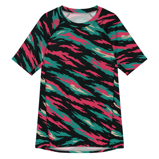 Lizard Miami Vice CAMO Mens Short-Sleeve Rash Guard - 2XS - SS