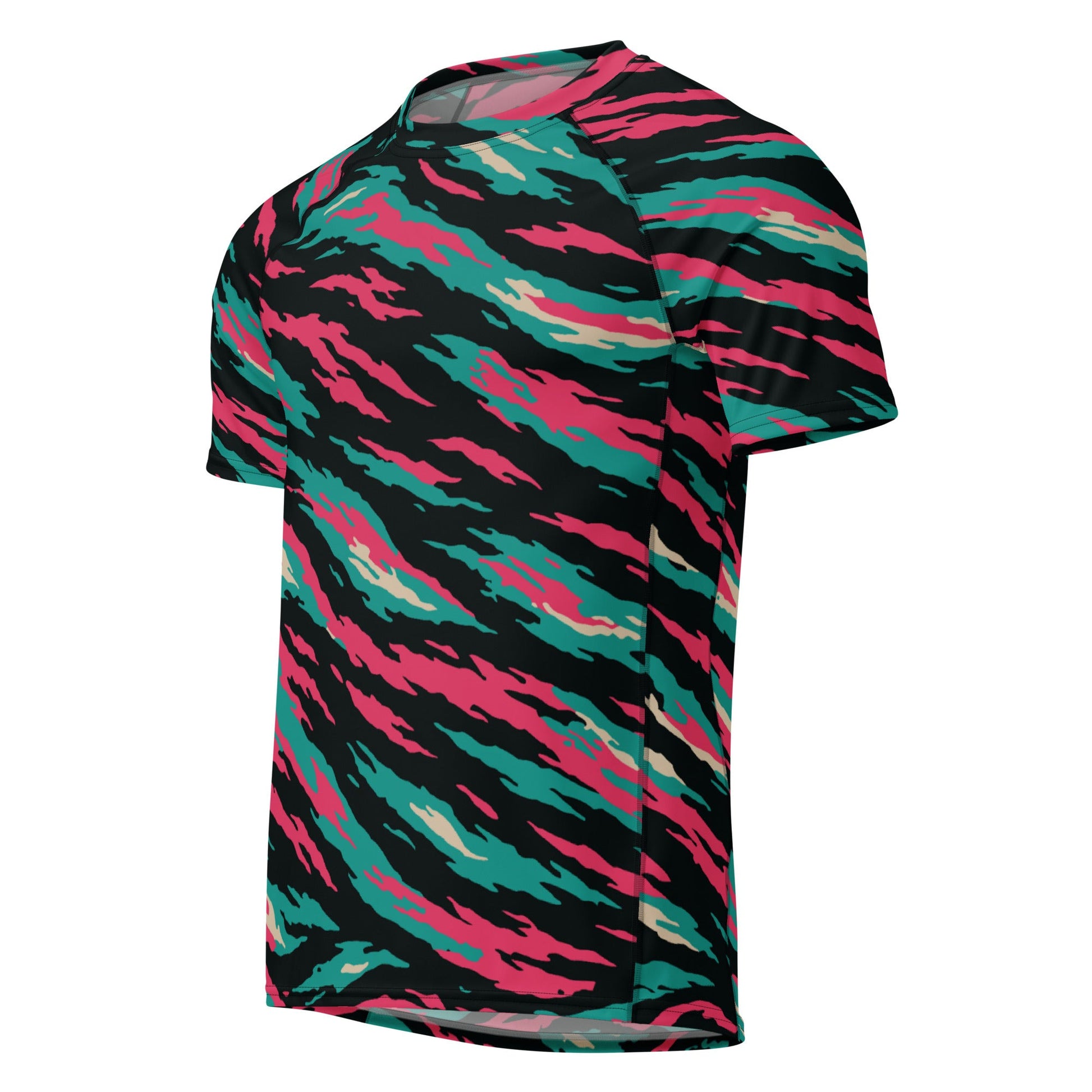 Miami Lizard CAMO Mens Short-Sleeve Rash Guard
