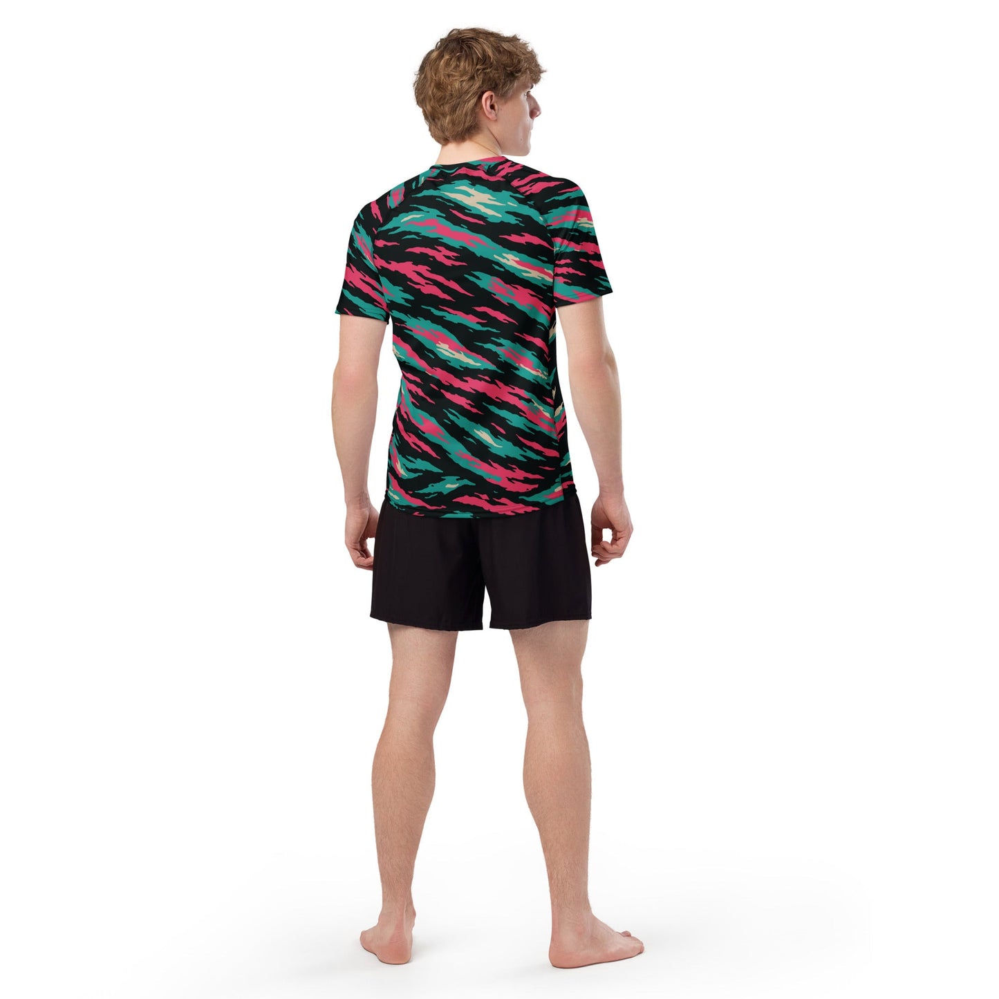 Miami Lizard CAMO Mens Short-Sleeve Rash Guard