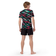 Lizard Miami Vice CAMO Mens Short-Sleeve Rash Guard - SS