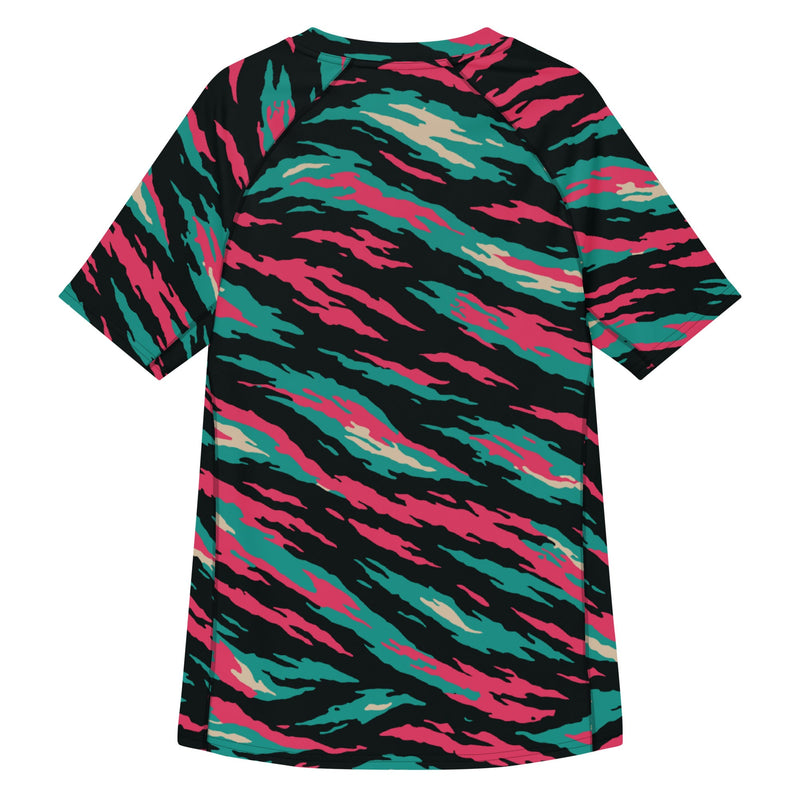 Lizard Miami Vice CAMO Mens Short-Sleeve Rash Guard - SS
