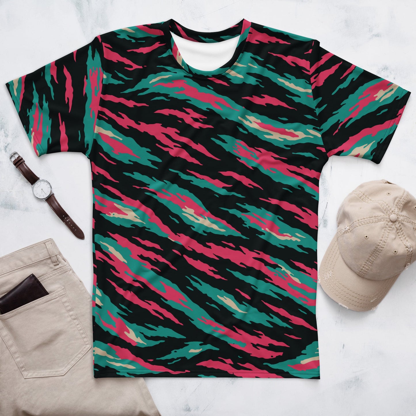 Miami Lizard CAMO Mens t-shirt - XS - T-Shirts