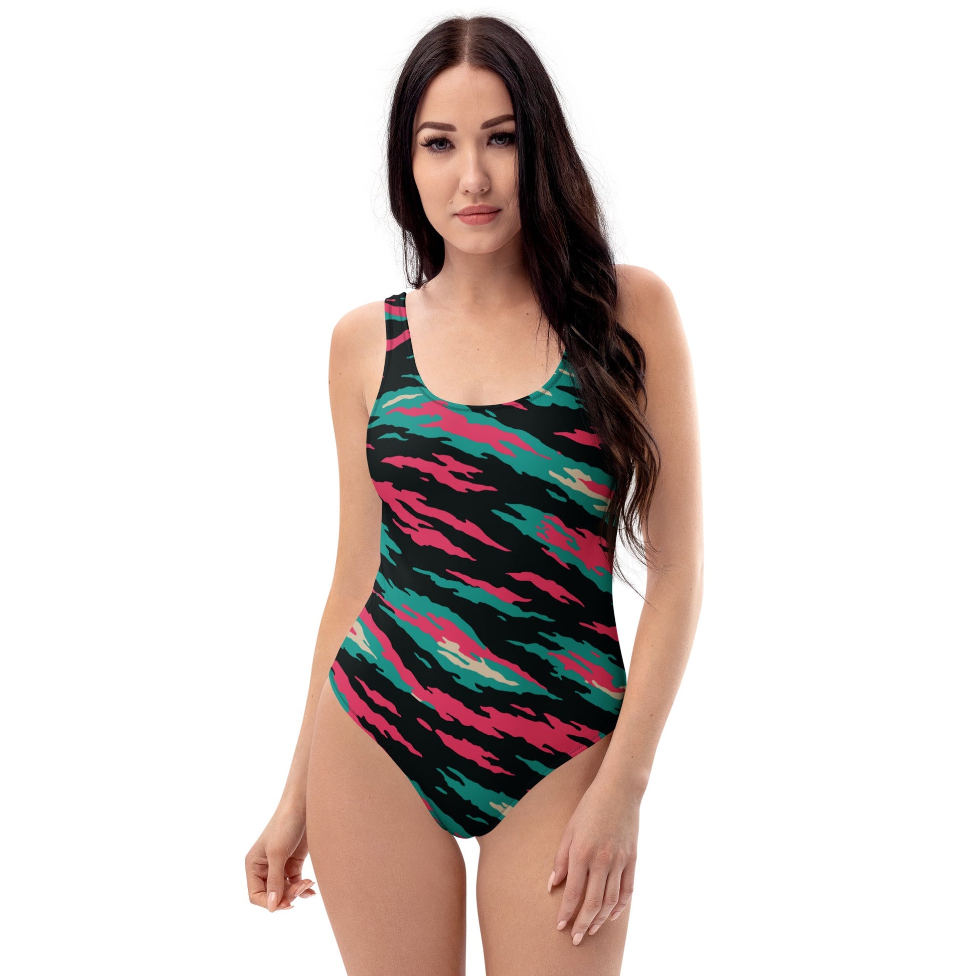 Miami Lizard CAMO One-Piece Swimsuit - XS - Swimsuits