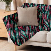 Lizard Miami Vice CAMO Sherpa Blanket