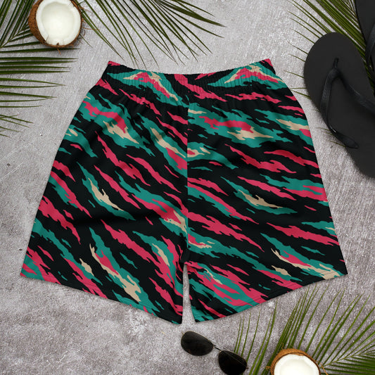 Miami Lizard CAMO Unisex Athletic Long Shorts