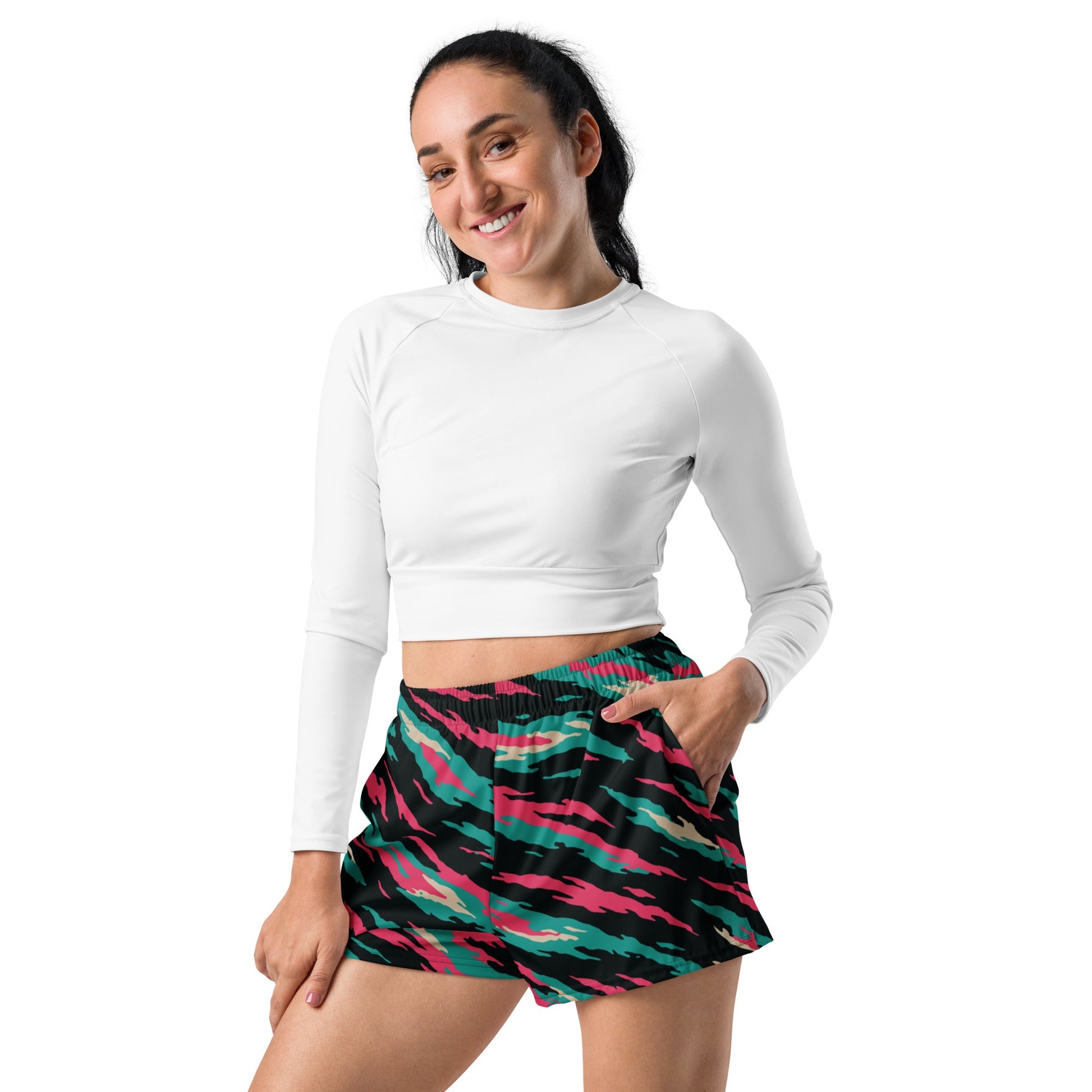 Miami Lizard CAMO Unisex Athletic Shorts