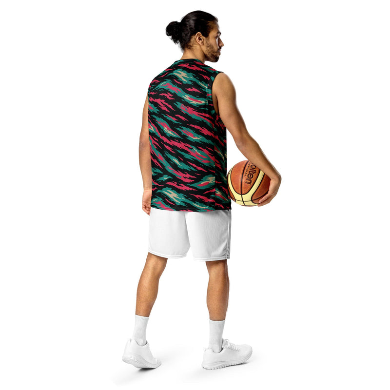 Lizard Miami Vice CAMO Unisex Basketball Jersey