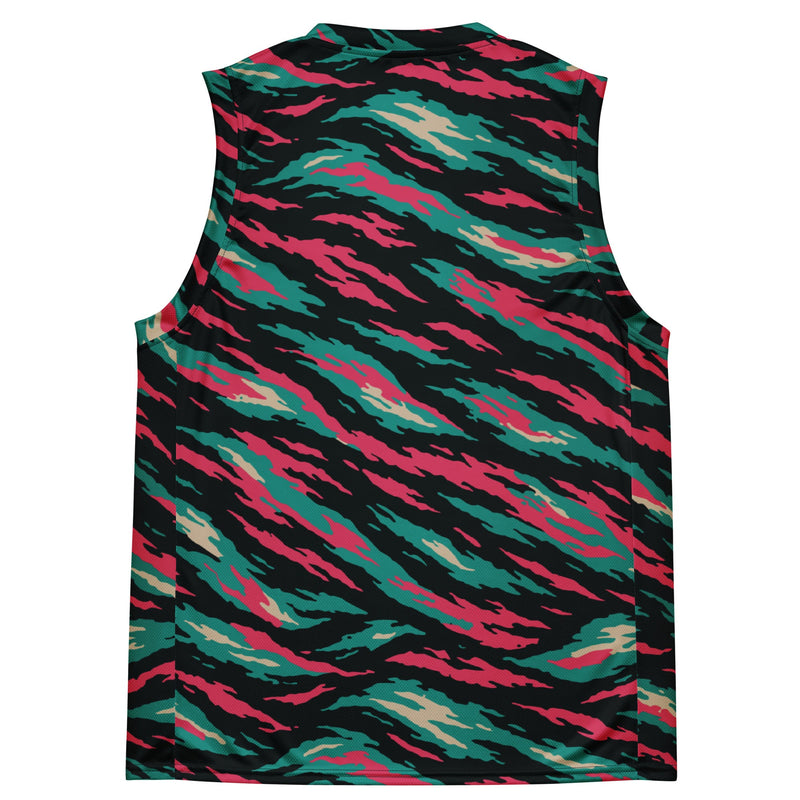 Lizard Miami Vice CAMO Unisex Basketball Jersey