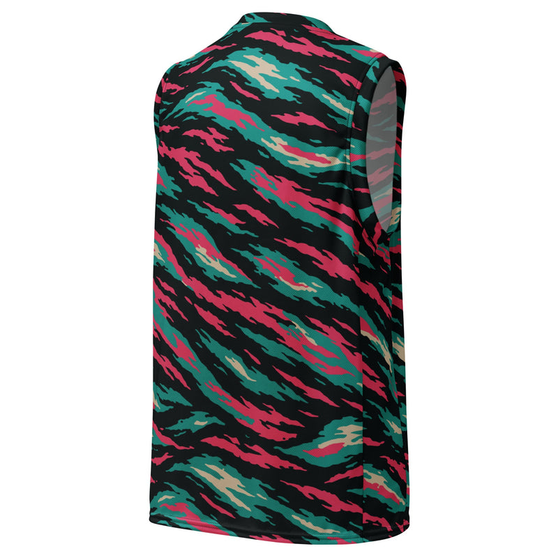 Lizard Miami Vice CAMO Unisex Basketball Jersey