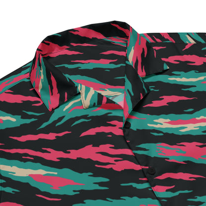 Miami Lizard CAMO Unisex button shirt - Button Shirts