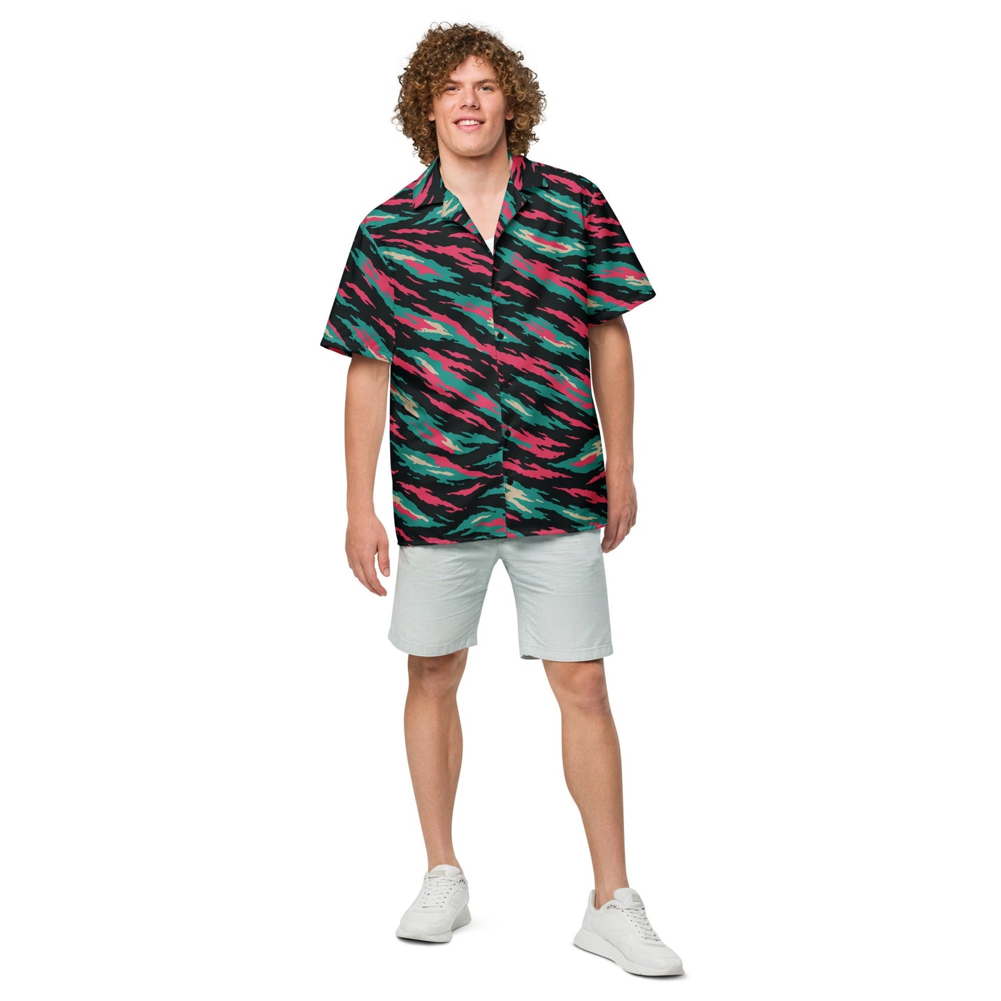 Miami Lizard CAMO Unisex button shirt - Button Shirts