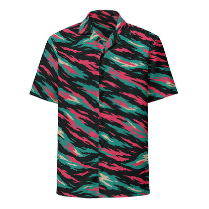 Miami Lizard CAMO Unisex button shirt - Button Shirts