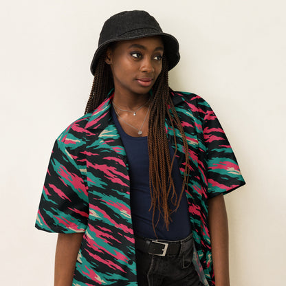 Miami Lizard CAMO Unisex button shirt - Button Shirts