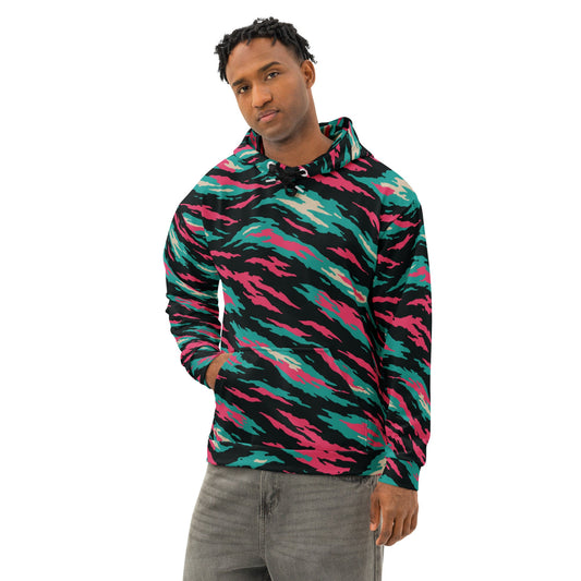 Miami Lizard CAMO Unisex cotton hoodie - 2XS - Cotton Hoodies
