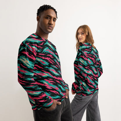 Miami Lizard CAMO Unisex cotton sweatshirt - 2XS - Cotton Sweatshirts