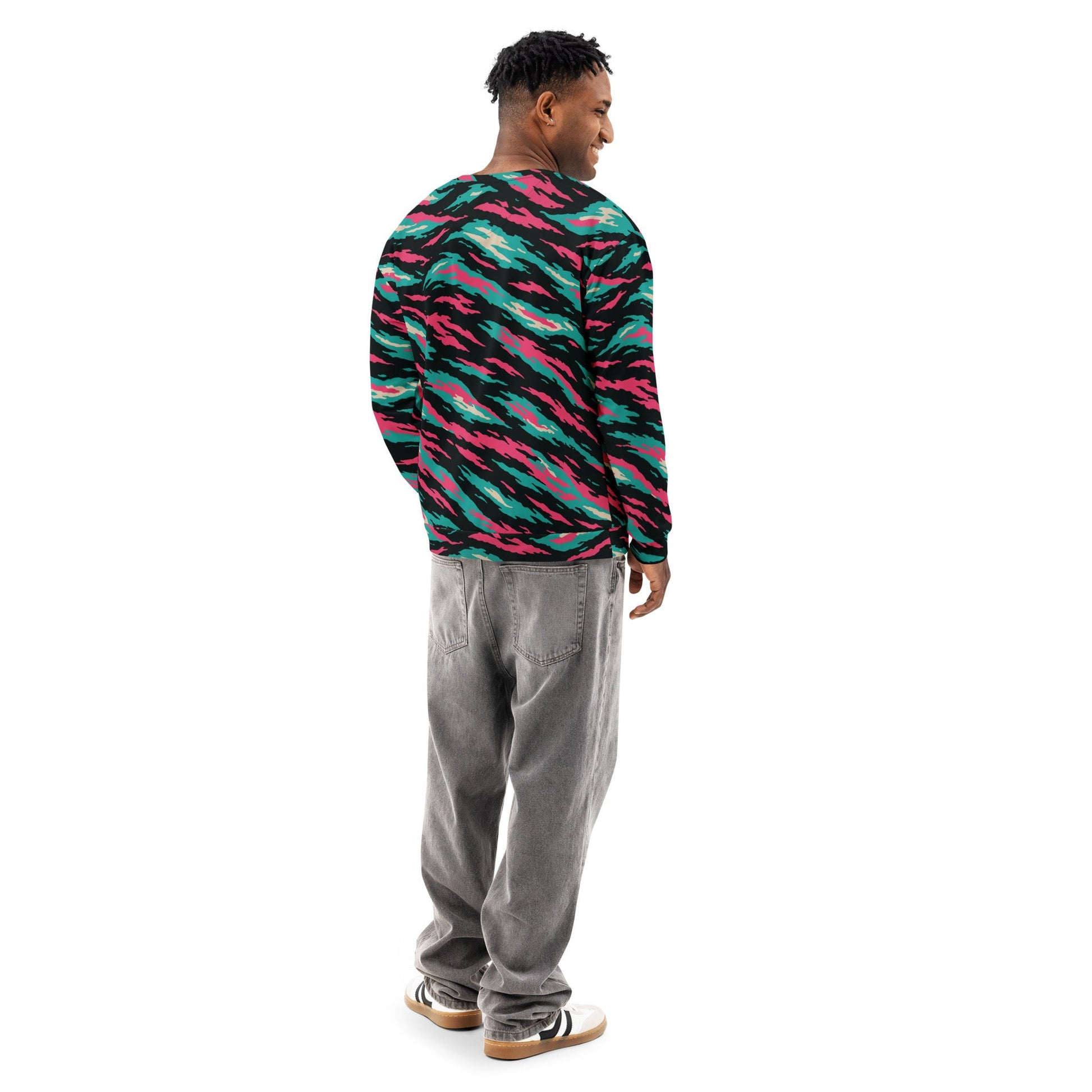 Miami Lizard CAMO Unisex cotton sweatshirt - Cotton Sweatshirts