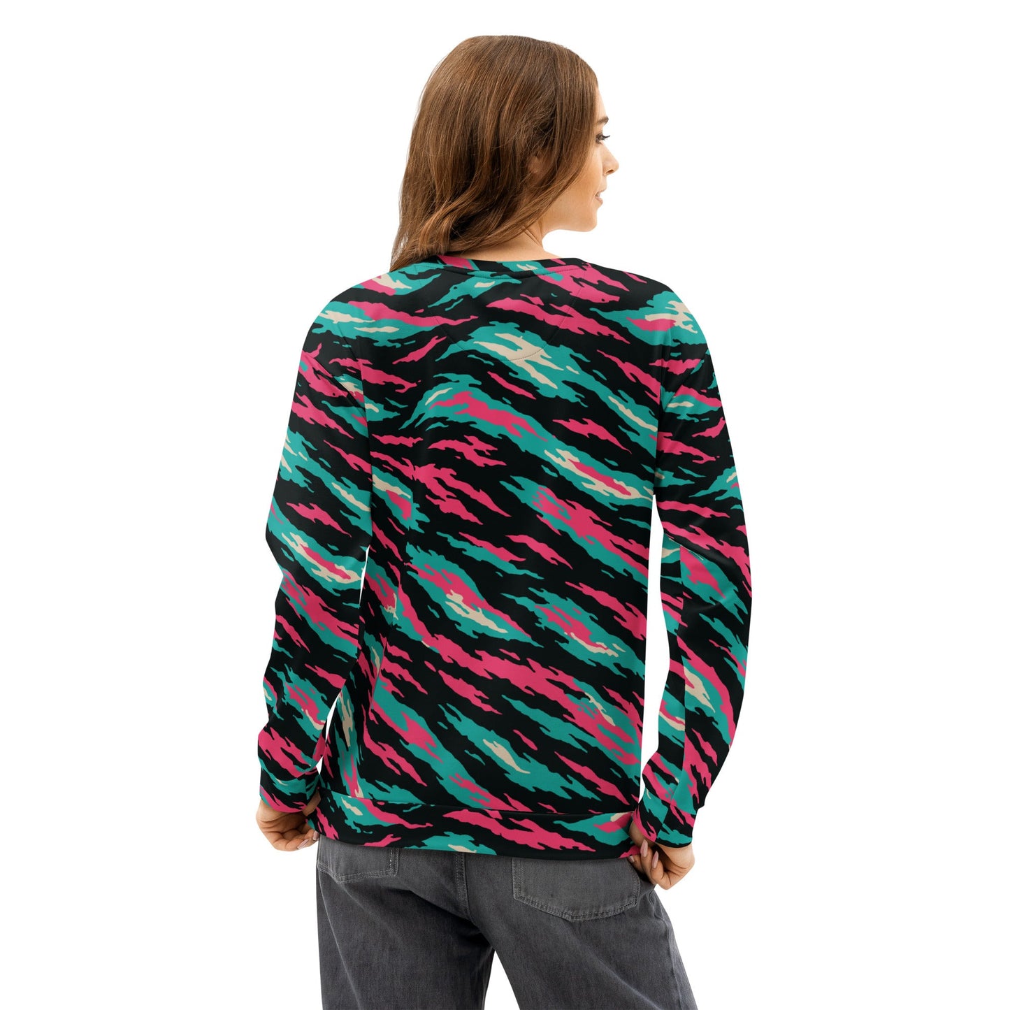 Miami Lizard CAMO Unisex cotton sweatshirt - Cotton Sweatshirts