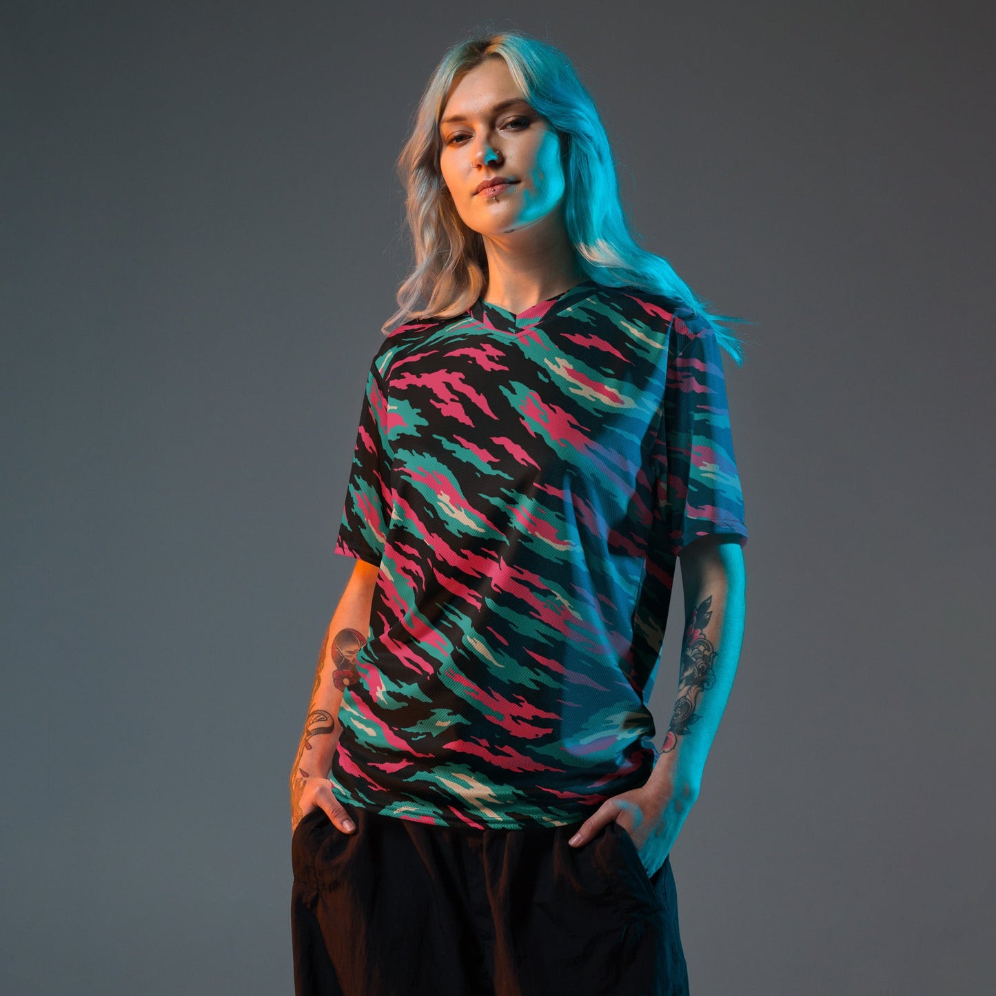 Miami Lizard CAMO Unisex Sports Jersey