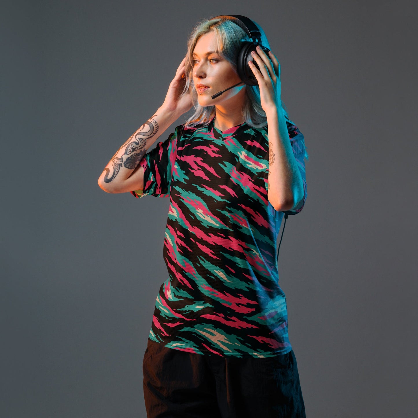 Miami Lizard CAMO Unisex Sports Jersey