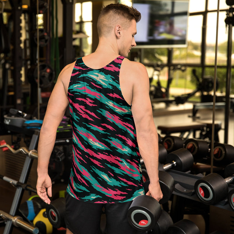 Lizard Miami Vice CAMO Unisex Tank Top - Shirt