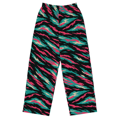 Miami Lizard CAMO unisex wide-leg pants - 2XS - Wide-leg Pants