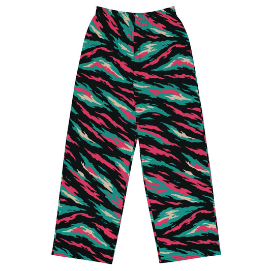 Miami Lizard CAMO unisex wide-leg pants - 2XS - Wide-leg Pants