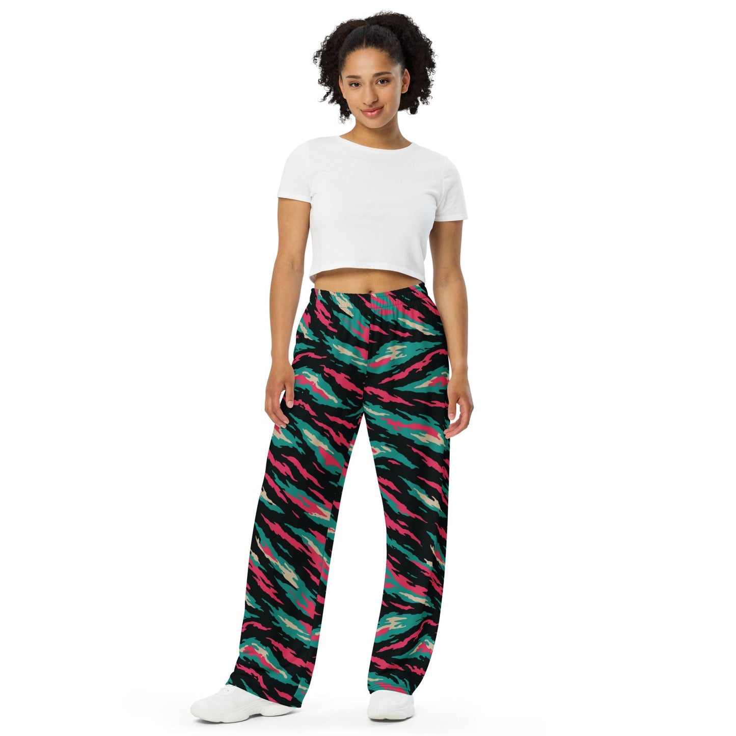 Miami Lizard CAMO unisex wide-leg pants - Wide-leg Pants