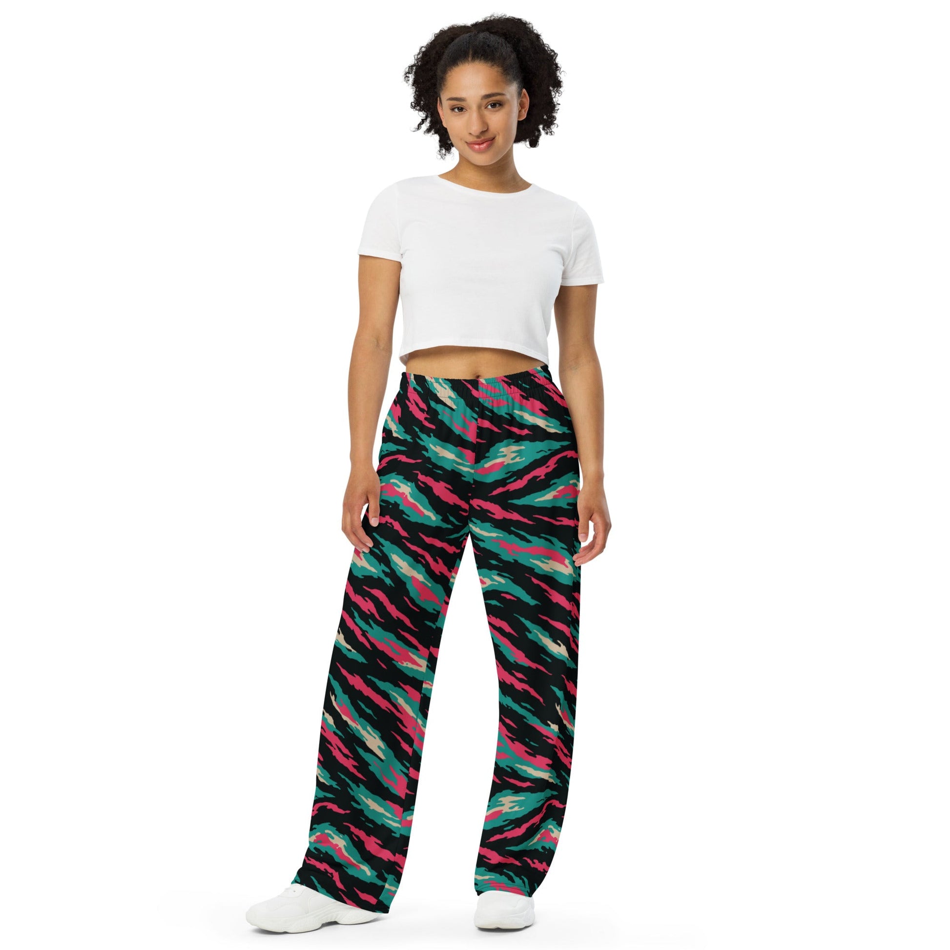 Miami Lizard CAMO unisex wide-leg pants - Wide-leg Pants