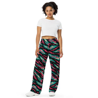 Miami Lizard CAMO unisex wide-leg pants - Wide-leg Pants
