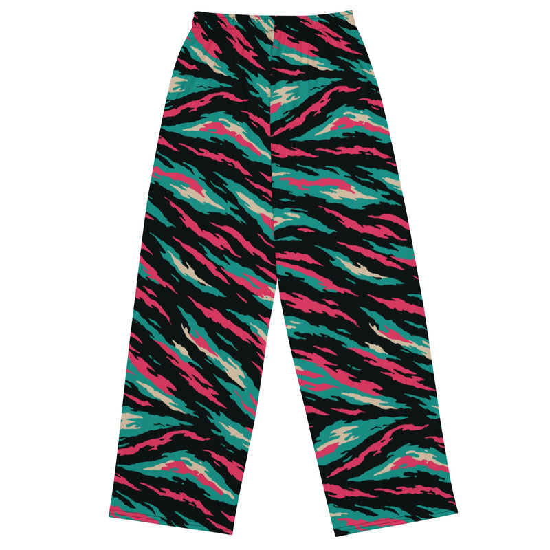 Lizard Miami Vice CAMO Unisex Wide-Leg Leisure Pants - Pant