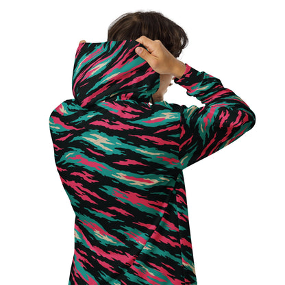 Miami Lizard CAMO Unisex zip hoodie - Zip Hoodies