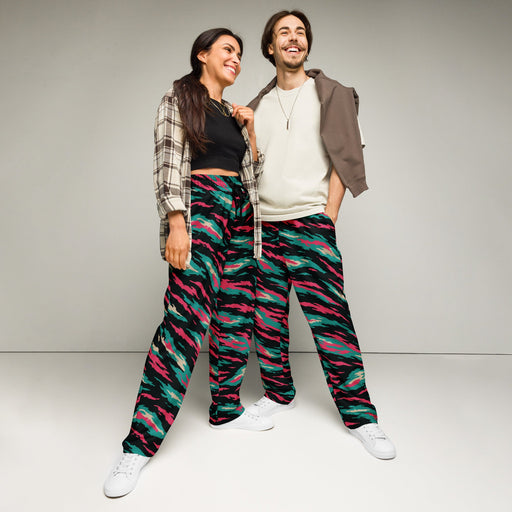 Lizard Miami Vice CAMO Unisex Wide-Leg Joggers - 2XS