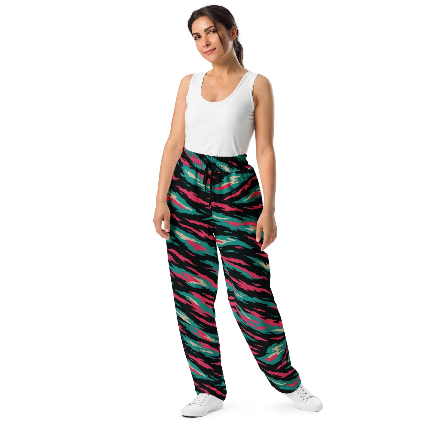 Miami Lizard CAMO Wide-leg joggers - Joggers