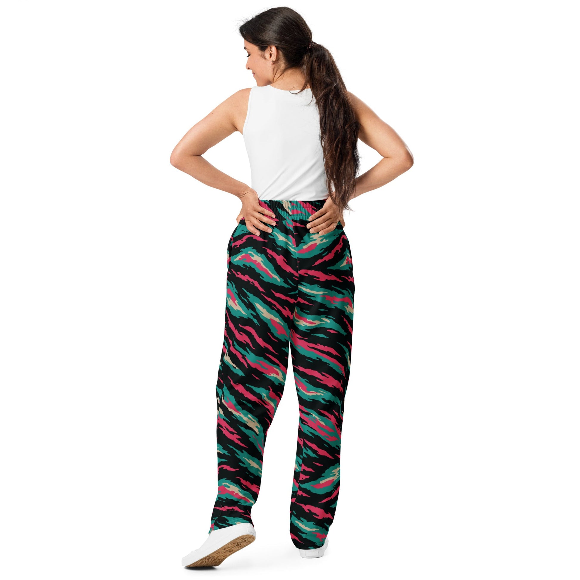 Miami Lizard CAMO Wide-leg joggers - Joggers