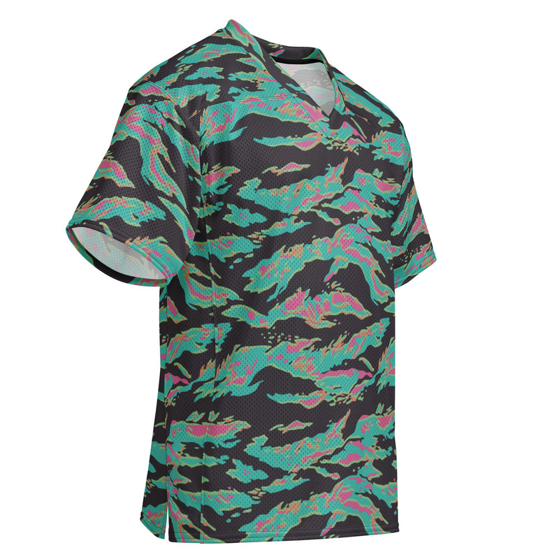Tiger Stripe Miami CAMO Unisex American Football Jersey