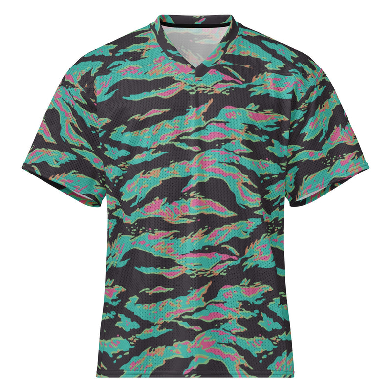 Tiger Stripe Miami CAMO Unisex American Football Jersey
