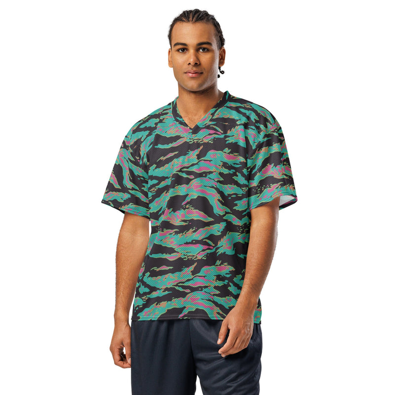 Tiger Stripe Miami CAMO Unisex American Football Jersey
