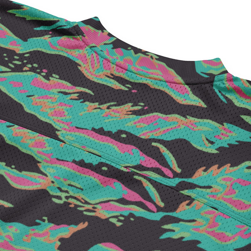Tiger Stripe Miami CAMO Unisex American Football Jersey