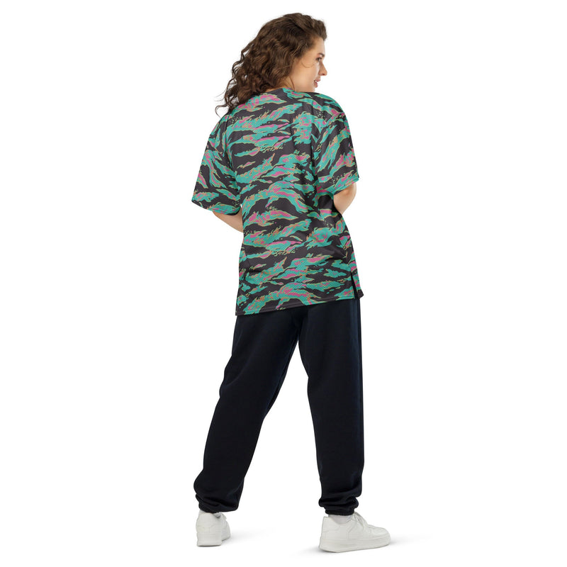 Tiger Stripe Miami CAMO Unisex American Football Jersey