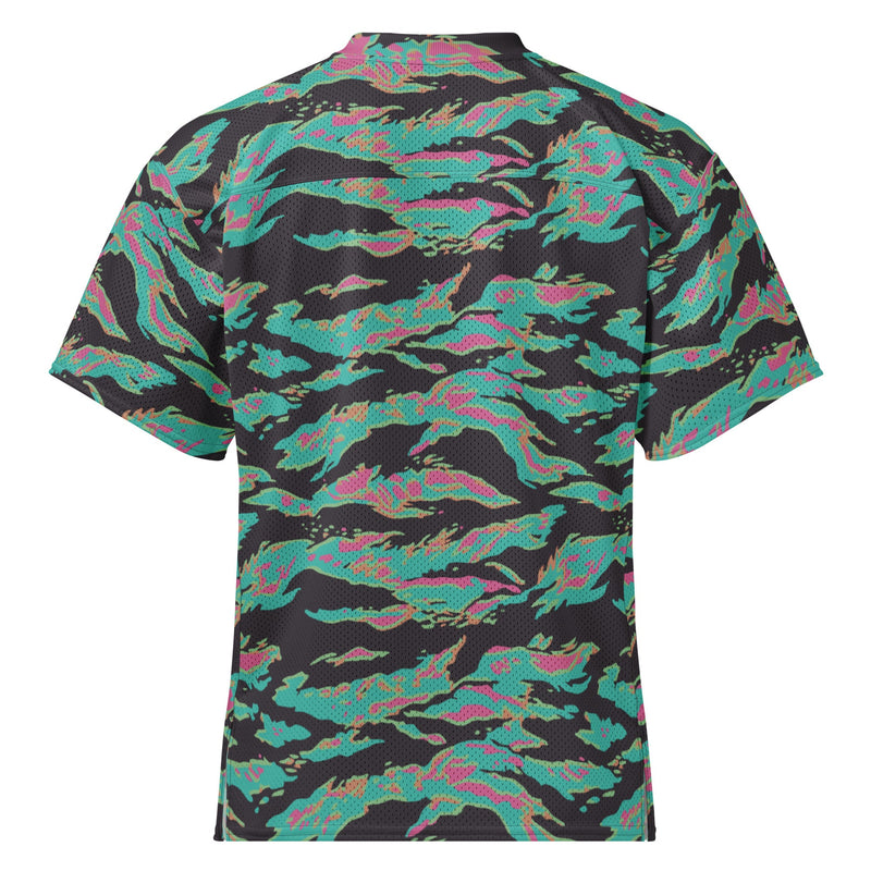 Tiger Stripe Miami CAMO Unisex American Football Jersey