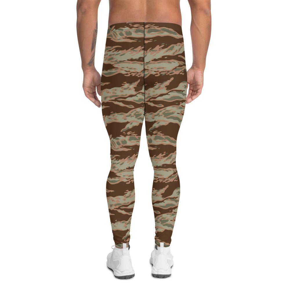 Miami Tiger Stripe Arid CAMO Men’s Leggings - Mens