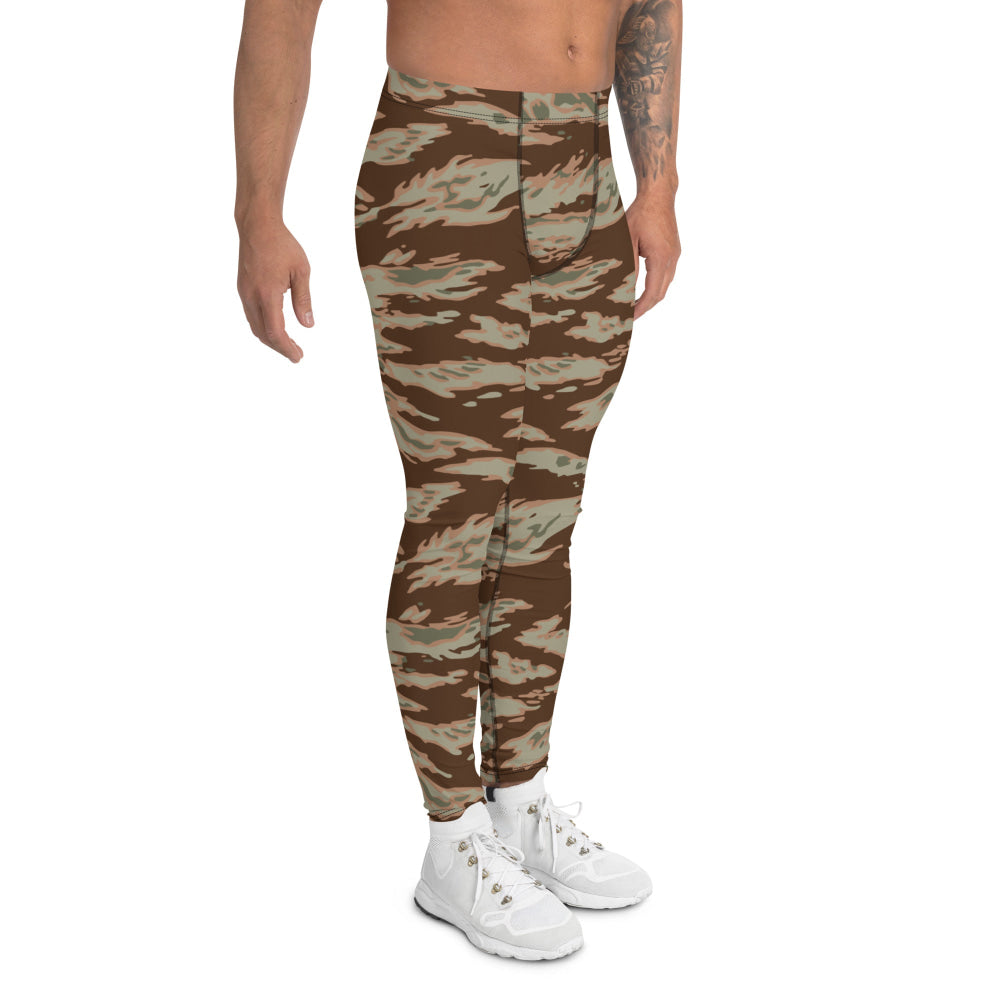 Miami Tiger Stripe Arid CAMO Men’s Leggings - Mens