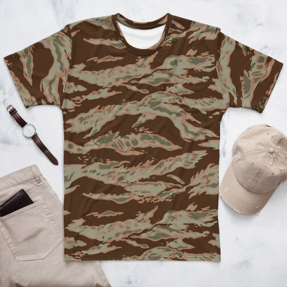 Miami Tiger Stripe Arid CAMO Men’s t-shirt - XS - Mens T-Shirt