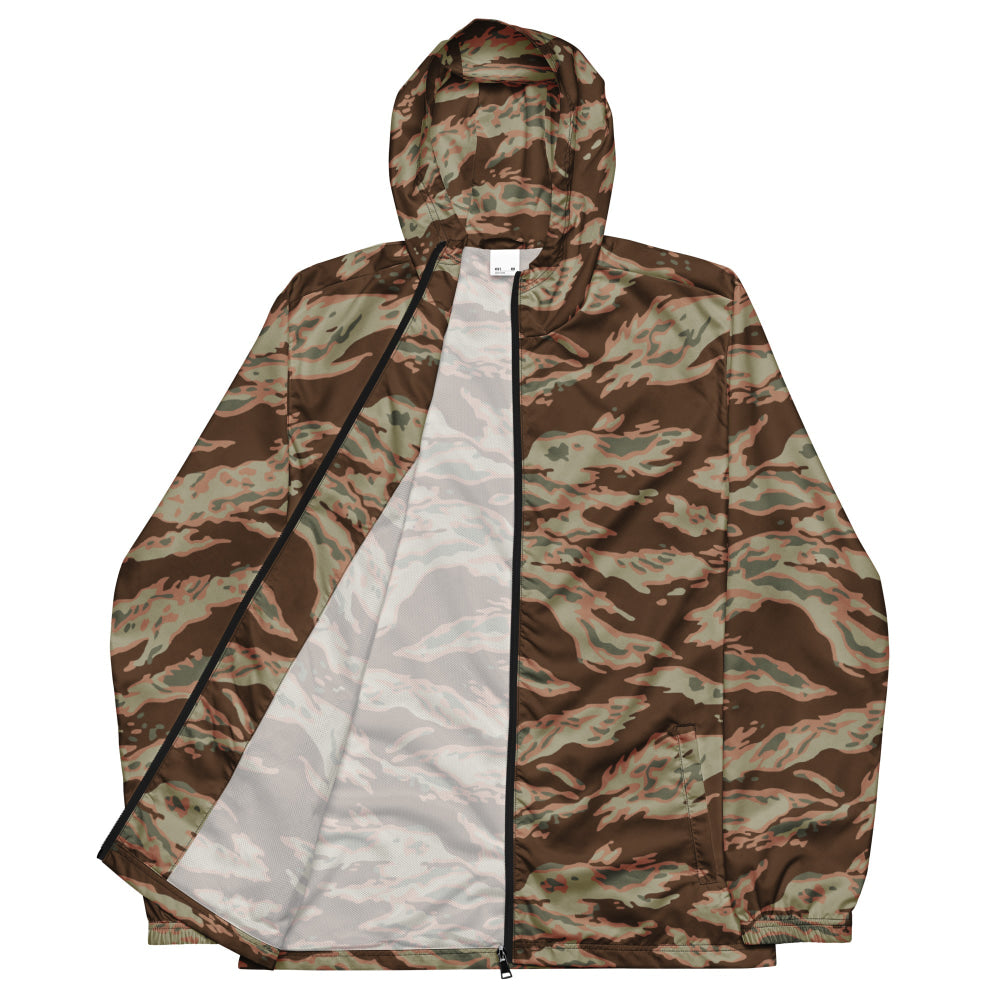 Miami Tiger Stripe Arid CAMO Men’s windbreaker - Mens Windbreaker